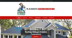 Desktop Screenshot of mhwhitesiding.com